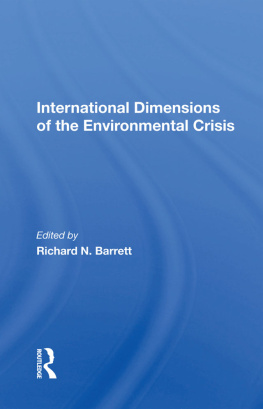 Richard N Barrett - International Dimensions of the Environmental Crisis