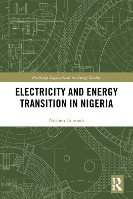Norbert Edomah Electricity and Energy Transition in Nigeria