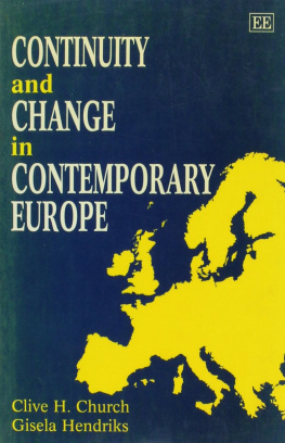 Clive H. Church - Continuity and Change in Contemporary Europe