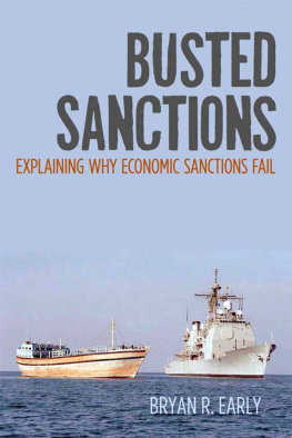 Bryan Early - Busted Sanctions: Explaining Why Economic Sanctions Fail