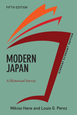 Mikiso Hane - Modern Japan: A Historical Survey