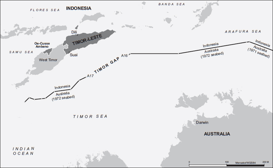 Figure 1 Timor Sea Treaty 1972 I was aware that much of this area had been - photo 2