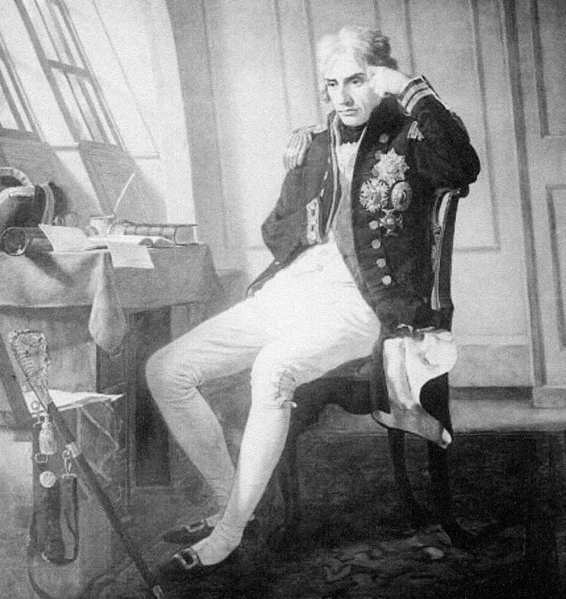 Nelson in a portrait by Charles Lucy The French warship Cordilire burns in - photo 6