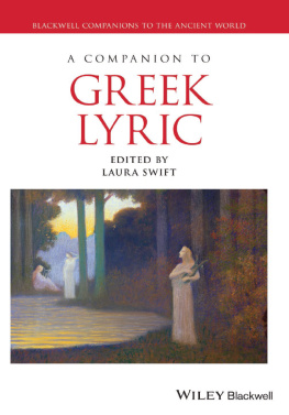 Laura Swift - A Companion to Greek Lyric