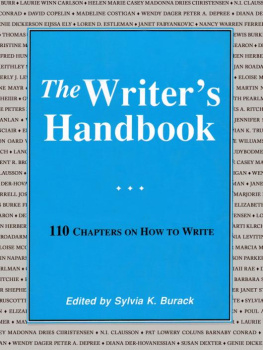 Sylvia K. Burack The Writers Handbook