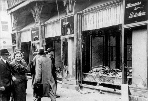 Damage done to a shop in Magdeburg during Kristallnacht Kristallnacht - photo 3