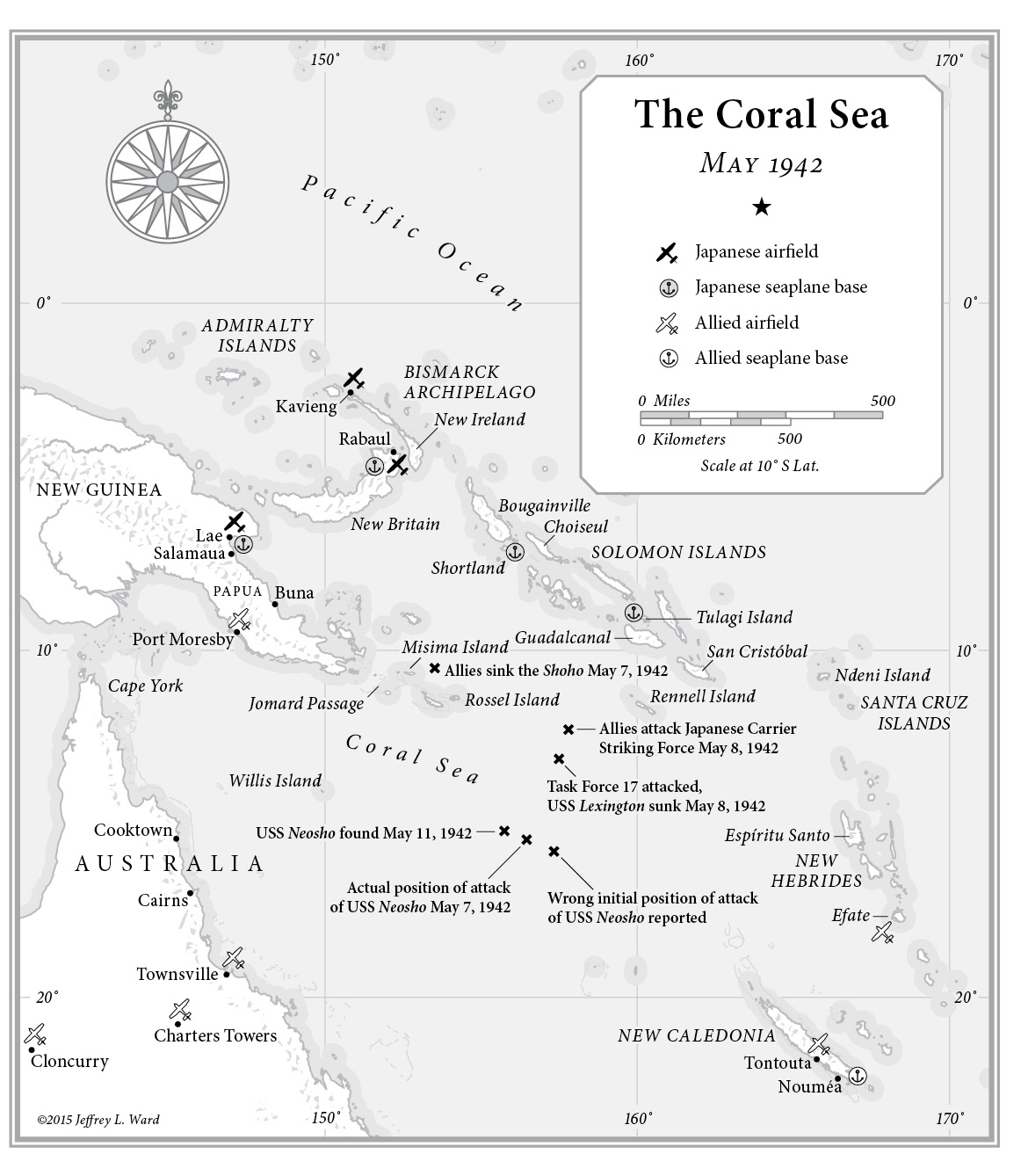 PROLOGUE May 6 1942 in the Coral Sea between the Solomon Islands and - photo 4