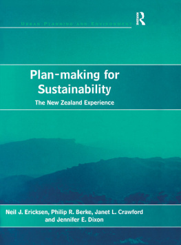 Neil J. Ericksen - Plan-Making for Sustainability: The New Zealand Experience