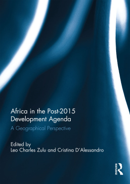 Leo Charles Zulu - Africa in the Post-2015 Development Agenda: A Geographical Perspective