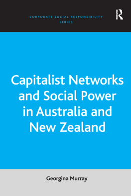 Georgina Murray - Capitalist Networks and Social Power in Australia and New Zealand