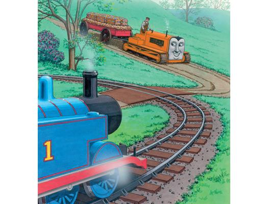 As Terence easily turned the corner he tooted a happy spring hello to Thomas - photo 19