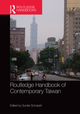 Gunter Schubert - Routledge Handbook of Contemporary Taiwan