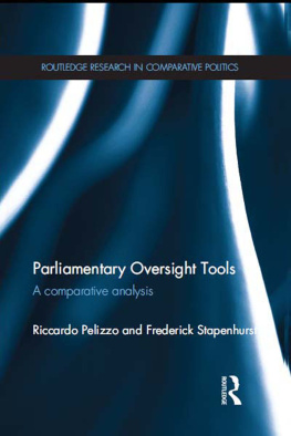 Riccardo Pelizzo - Parliamentary Oversight Tools: A Comparative Analysis