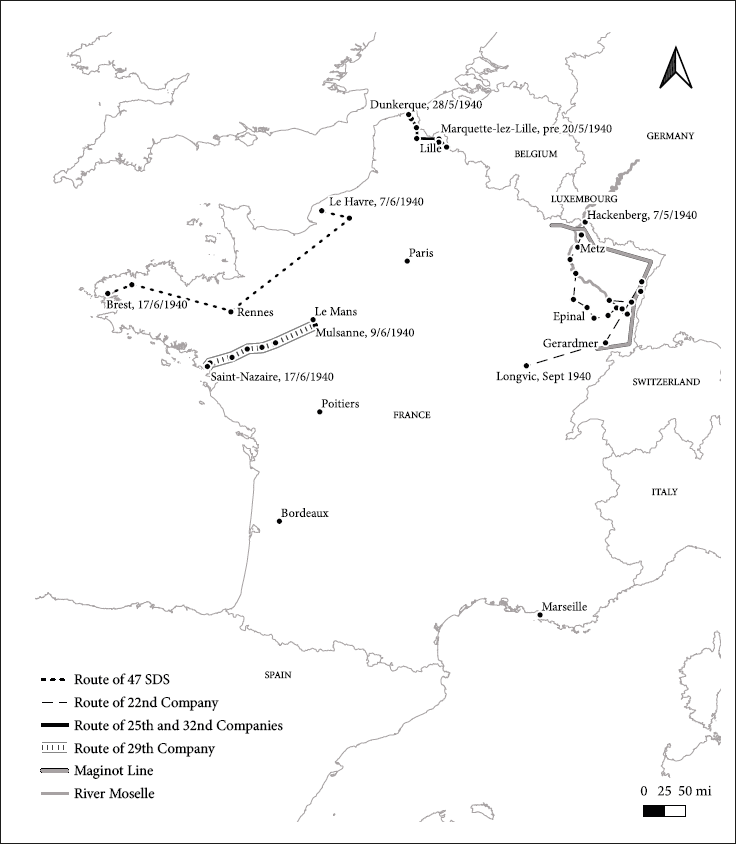 K6 locations and routes in France K6 locations in Britain Royal Indian Army - photo 3