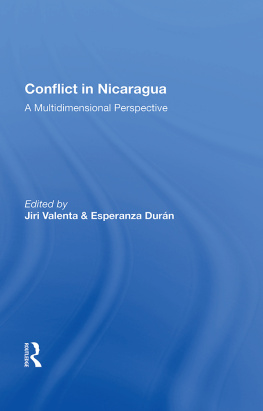 Jiri Valenta Conflict in Nicaragua: A Multidimensional Perspective