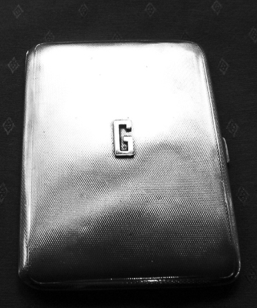 The silver cigarette case presented to Gosling by the Honourable Charles Wynn - photo 19