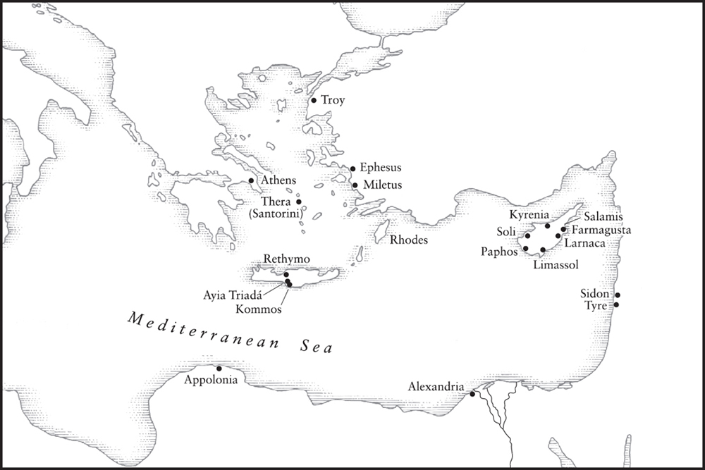 Minoan Trade Empire in the Mediterranean Turkey and the Near East Egypt - photo 5