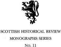 Scottish Historical Review Monographs are major works of scholarly research - photo 1