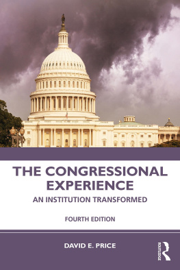 David Eugene Price The Congressional Experience