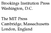 Page iv 2001 Brookings Institution All rights reserved No part of this book - photo 2