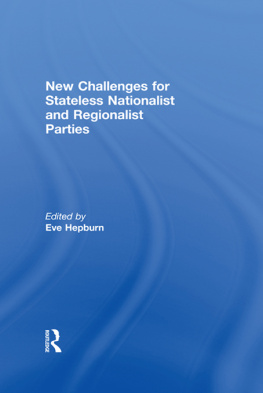 Eve Hepburn - New Challenges for Stateless Nationalist and Regionalist Parties