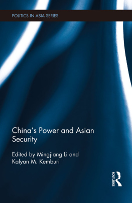 Mingjiang Li - Chinas Power and Asian Security