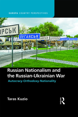 Taras Kuzio - Russian Nationalism and the Russian-Ukrainian War