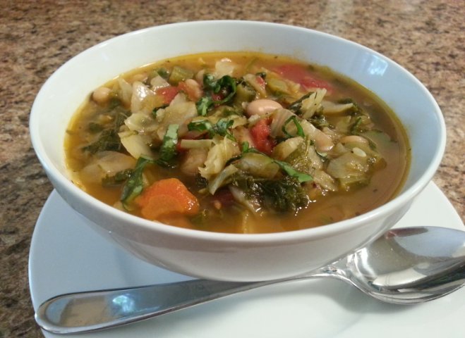 Minestrone soup Timing to table 1 hours Serves 10 2 medium carrots - photo 1