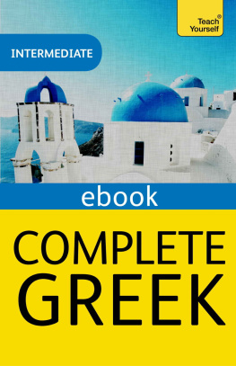 Matsukas - Complete Greek: Teach Yourself