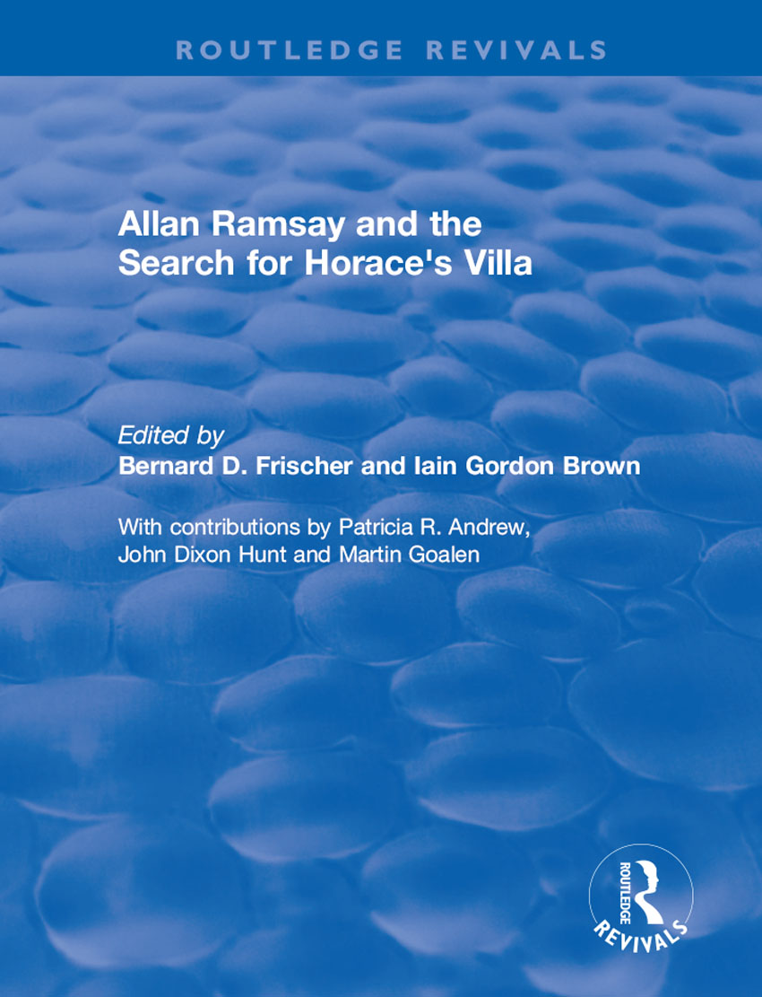 Allan Ramsay and the Search for Horaces Villa Allan Ramsay and the Search - photo 1