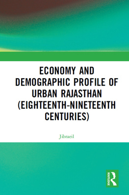 Jibraeil - Economy and Demographic Profile of Urban Rajasthan (Eighteenth-Nineteenth Centuries)