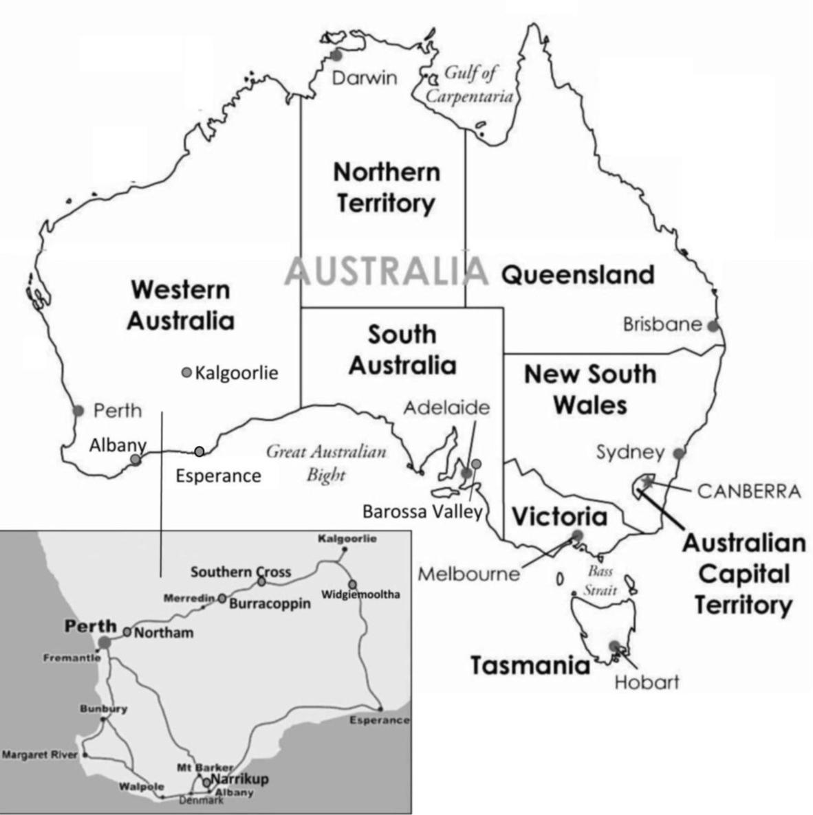 Part Two Map of Australia Part Three Town of Albany Morbegno Northern - photo 6