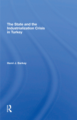 Henri J. Barkey - The State and the Industrialization Crisis in Turkey