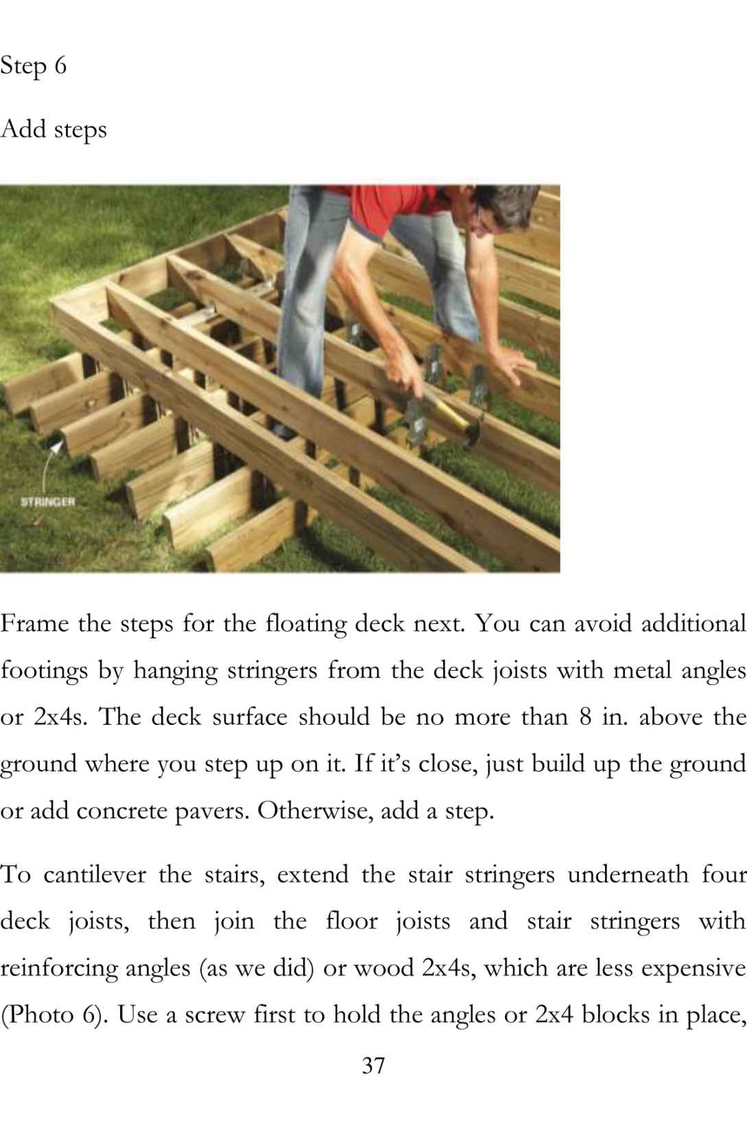 Backyard Decks How to Build a Simple and Beautiful Deck - photo 36