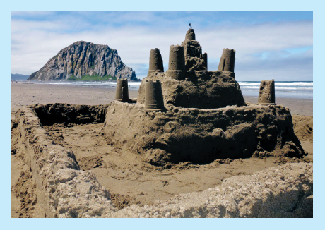 A sandcastle on Morro Strand State Beach California USA Or perhaps when you - photo 3