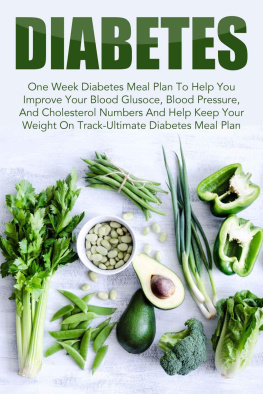 Amelia Sanders Diabetes: One Week Diabetes Meal Plan