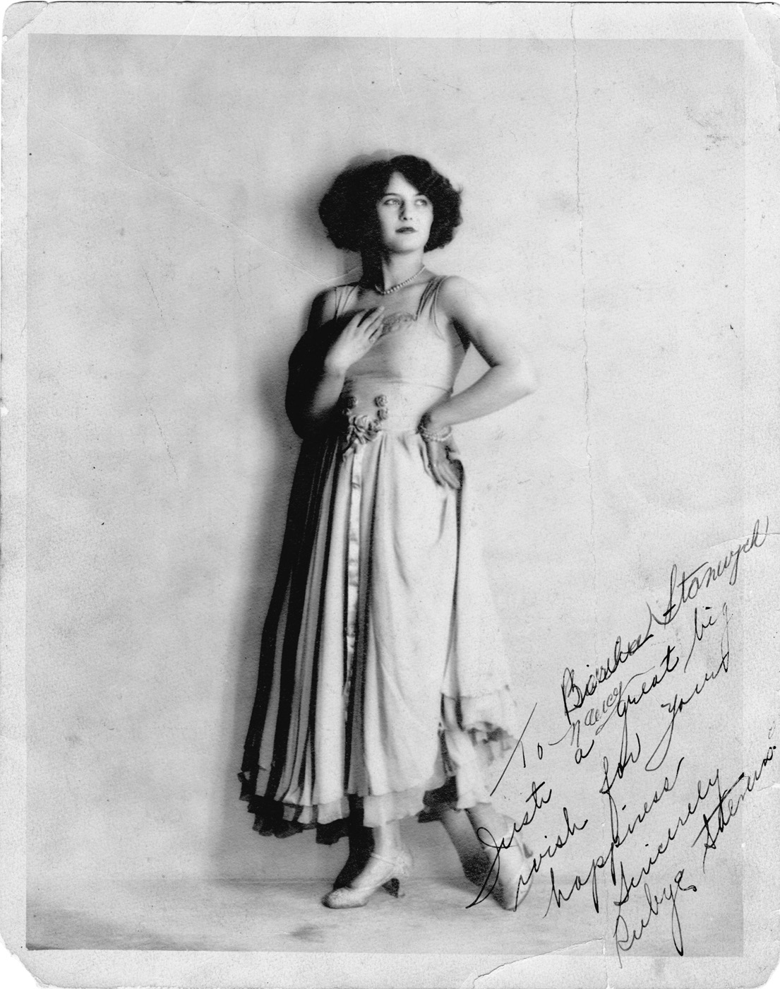 Ruby Stevens 1923 age sixteen Note the spelling of her name Rubye ONE - photo 2
