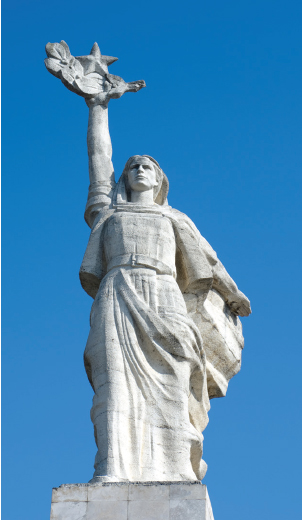 The statue of Mother Albania looks down over Tirana from the Martyrs Cemetery - photo 15