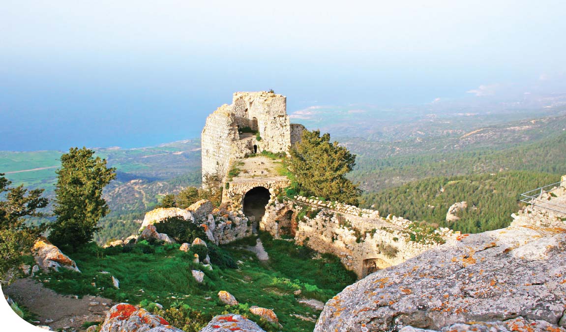 Kantara Castle offers magnificent views over both sides of the Karpas - photo 23