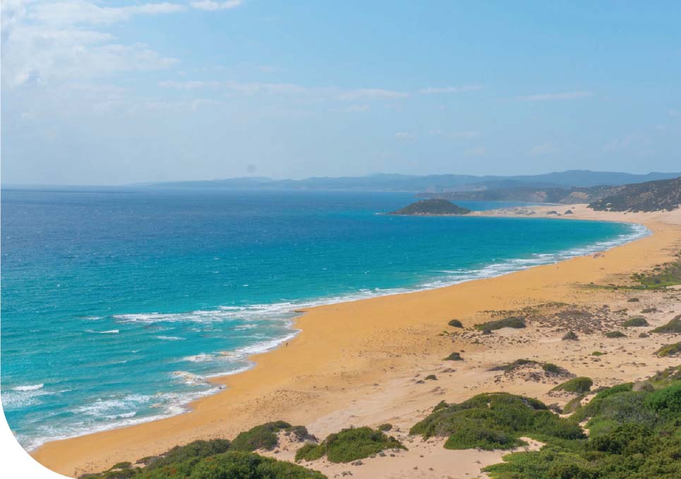 The Karpas Peninsula Clear Mediterranean waters lap the pure white sands of - photo 7