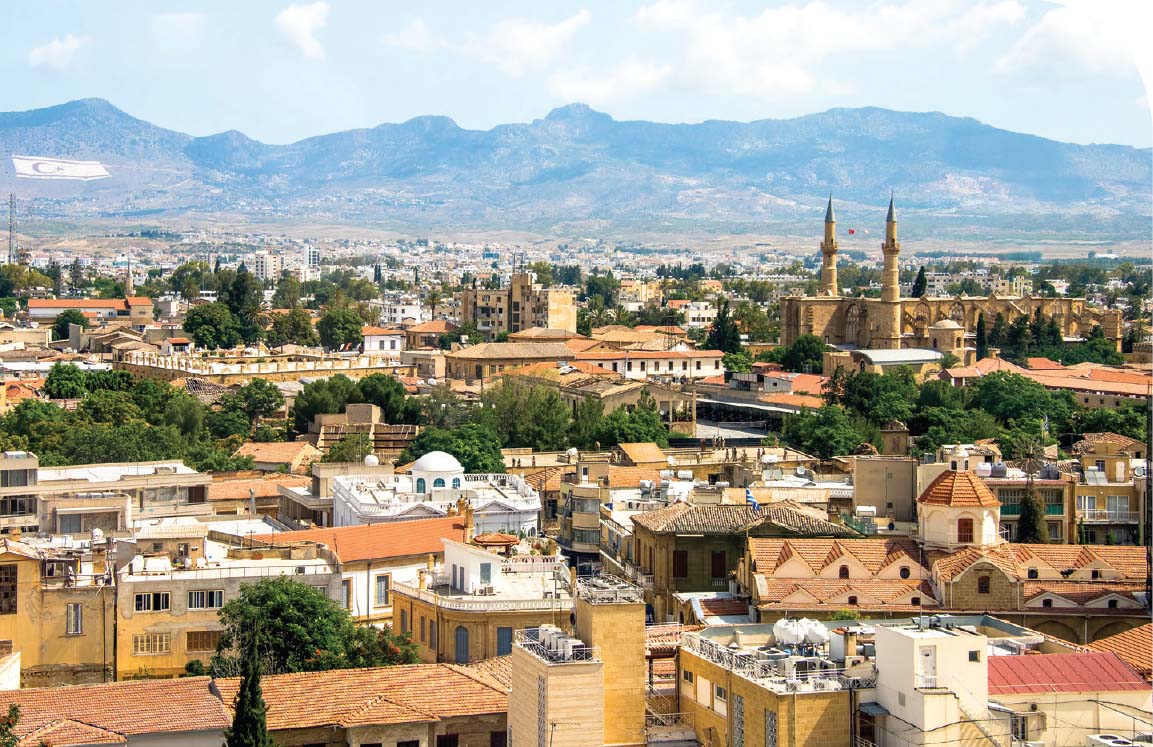 The Kyrenia Mountains provide a spectacular backdrop to Lefkosa where the - photo 12