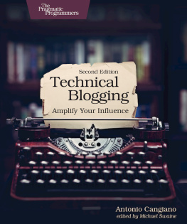 Antonio Cangiano - Technical Blogging