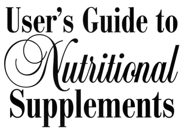 Users Guide to Nutritional Supplements - photo 3