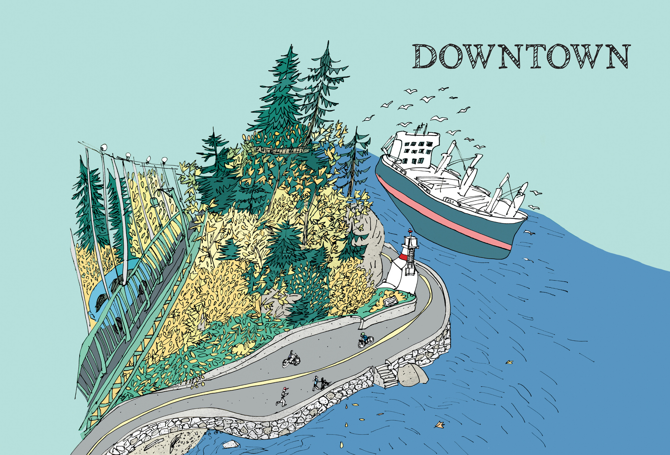 The Lions Gate Bridge and the Stanley Park Seawall - photo 10