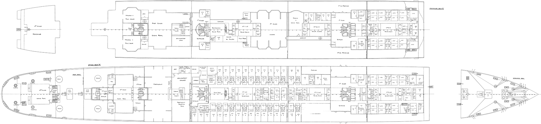 SS Britannic Harland Wolff Yard No 433 Dimensions 850 ft x 93 ft 6 x 64 - photo 7