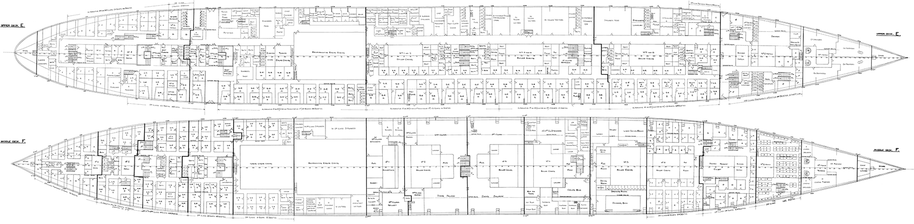 SS Britannic Harland Wolff Yard No 433 Dimensions 850 ft x 93 ft 6 x 64 - photo 9