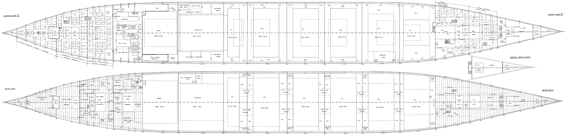 SS Britannic Harland Wolff Yard No 433 Dimensions 850 ft x 93 ft 6 x 64 - photo 10