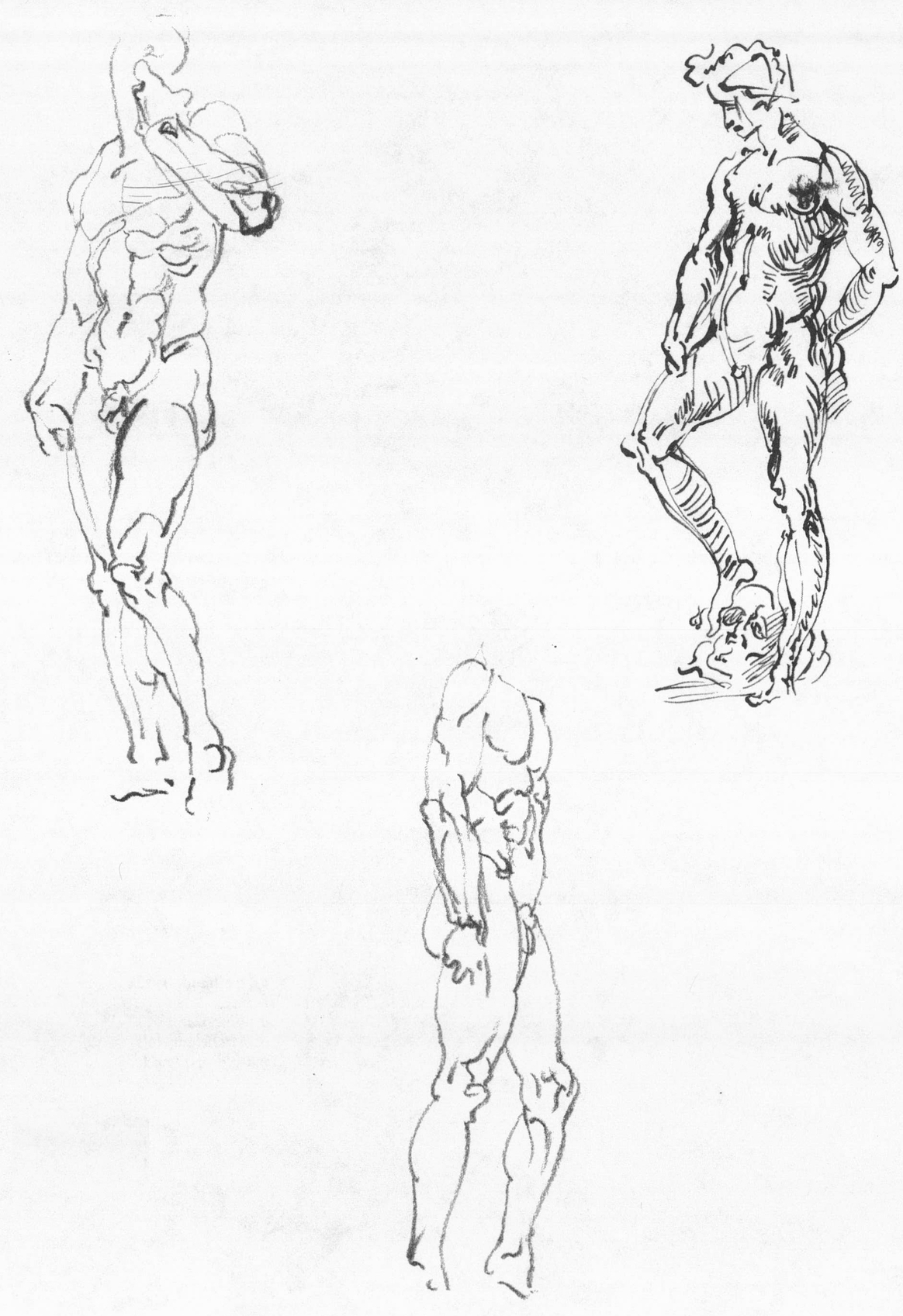 free sketches of Michelangelos figures Pollaiuvolo Michelangelo - photo 6