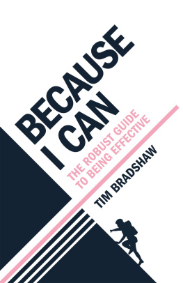 Tim Bradshaw - Because I Can