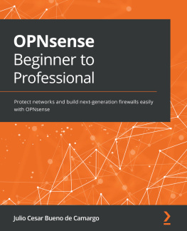 Julio Cesar Bueno de Camargo OPNsense Beginner to Professional: Protect networks and build next-generation firewalls easily with OPNsense